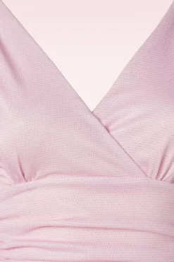 Vintage Chic for Topvintage Grecian Glitter Maxi Jurk In Rose Shadow><noscript><img width=