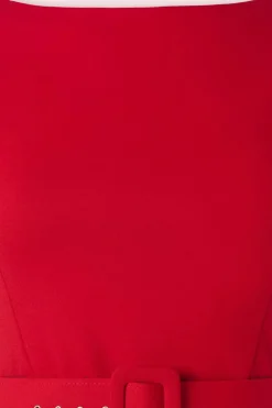 Vintage Chic for Topvintage Gwen Pencil Dress In Red><noscript><img width=