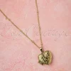 Topvintage Boutique Collection Hart Medaillon Halsketting In Goud>Vrouwen Sieraden