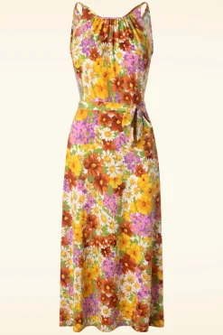 King Louie Hazel Marini Jurk In Tuscan Geel>Vrouwen Plus Size Jurken