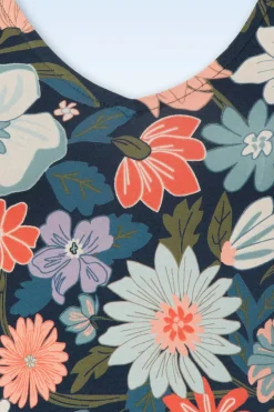 Seasalt Helena Midi Jurk In Flowering Blooms Maritime><noscript><img width=