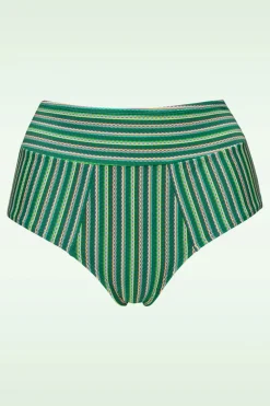 Marlies Dekkers Holi Vintage High Waist Bikini Broekje In Botanisch Groen>Vrouwen Bikini's
