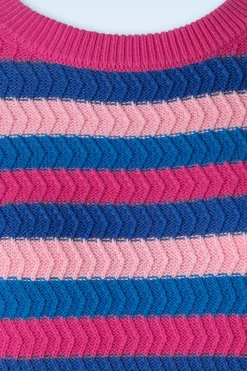 Smashed Lemon Iris Gebreide Top In Multi><noscript><img width=