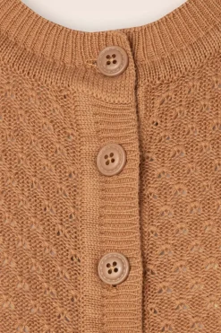 Mak Sweater Jennie Vest In Camel><noscript><img width=