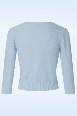 Mak Sweater Jennie Vest In Lichtblauw>Vrouwen Vestjes