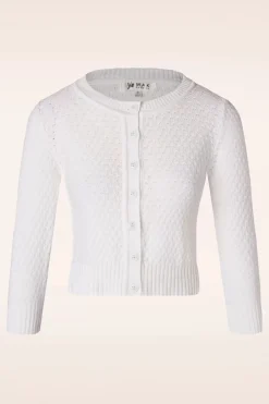 Mak Sweater Jennie Vest In Wit>Vrouwen Vestjes
