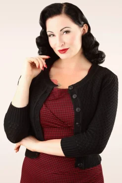 Mak Sweater Jennie Vest In Zwart>Vrouwen Vestjes