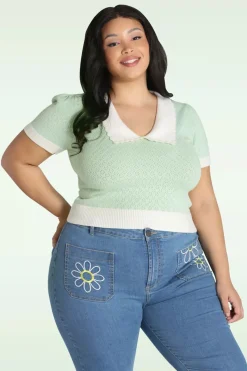 Bunny Joanie Top In Mint><noscript><img width=
