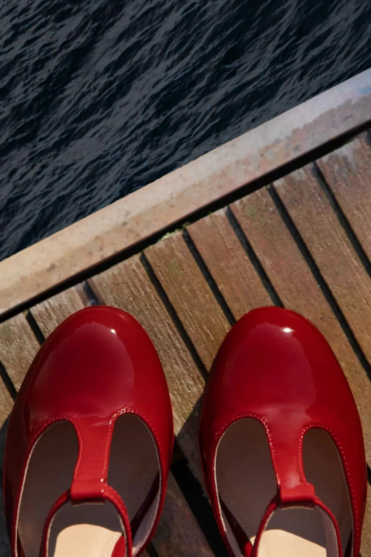 Lola Ramona u2665 Topvintage June Effortlessly Elegant Lakpumps In Vurig Rood>Vrouwen Pumps