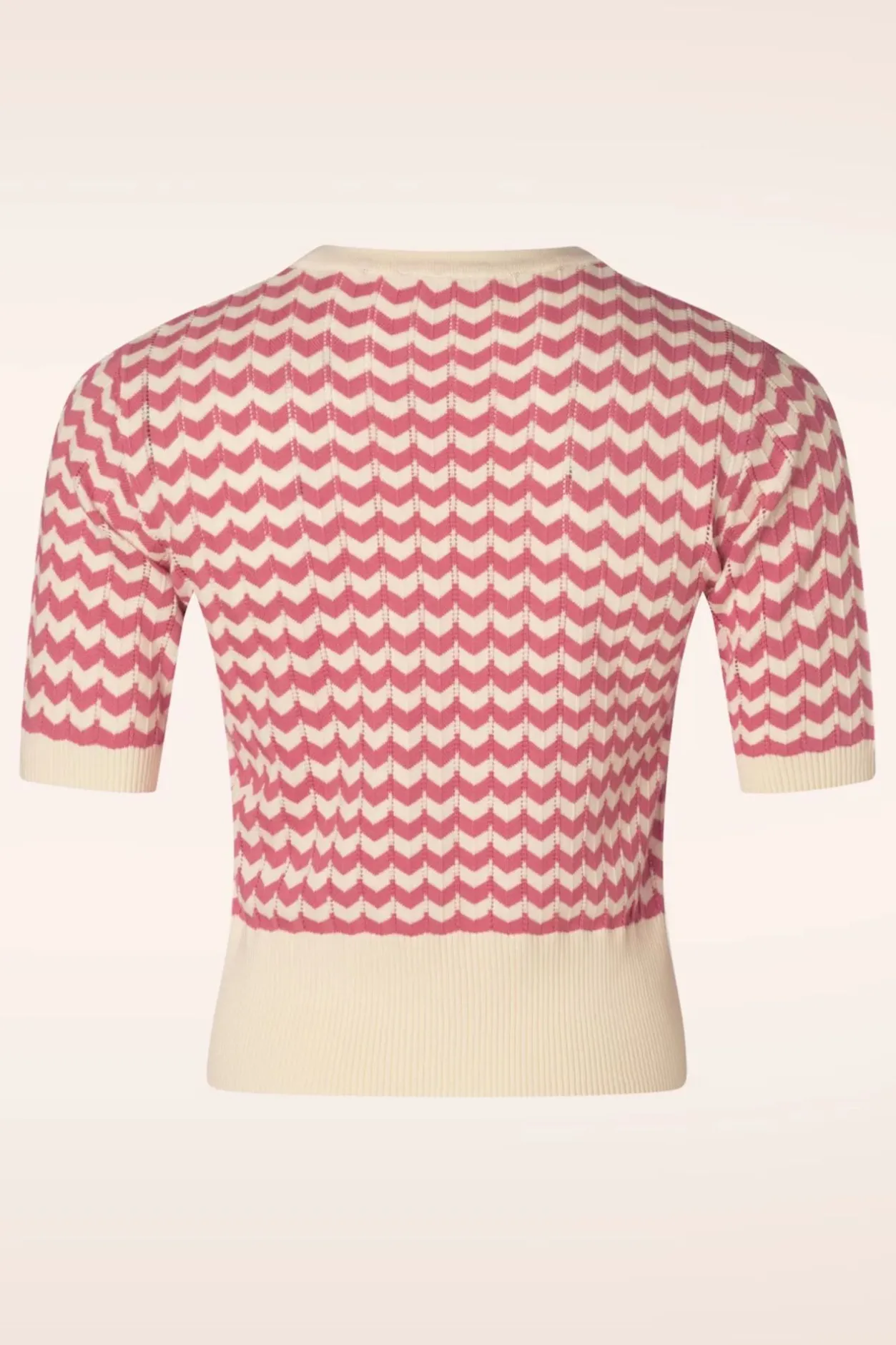 Circus June Sweater In Gebroken Wit En Kers>Vrouwen Truitjes
