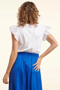 Smashed Lemon Katie Top In Wit><noscript><img width=