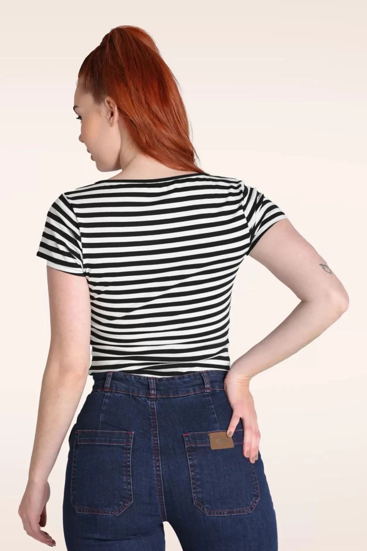 Bunny Kit Top In Zwart>Vrouwen T-Shirts