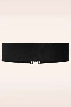 Banned Retro Lauren Vintage Stretchriem In Zwart>Vrouwen Riemen