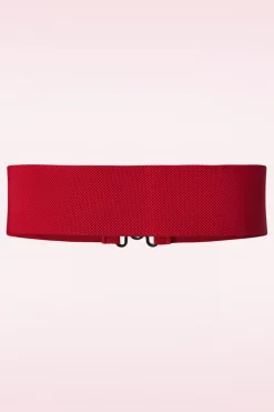 Banned Retro Lauren Vintage Stretchriem In Rood>Vrouwen Riemen