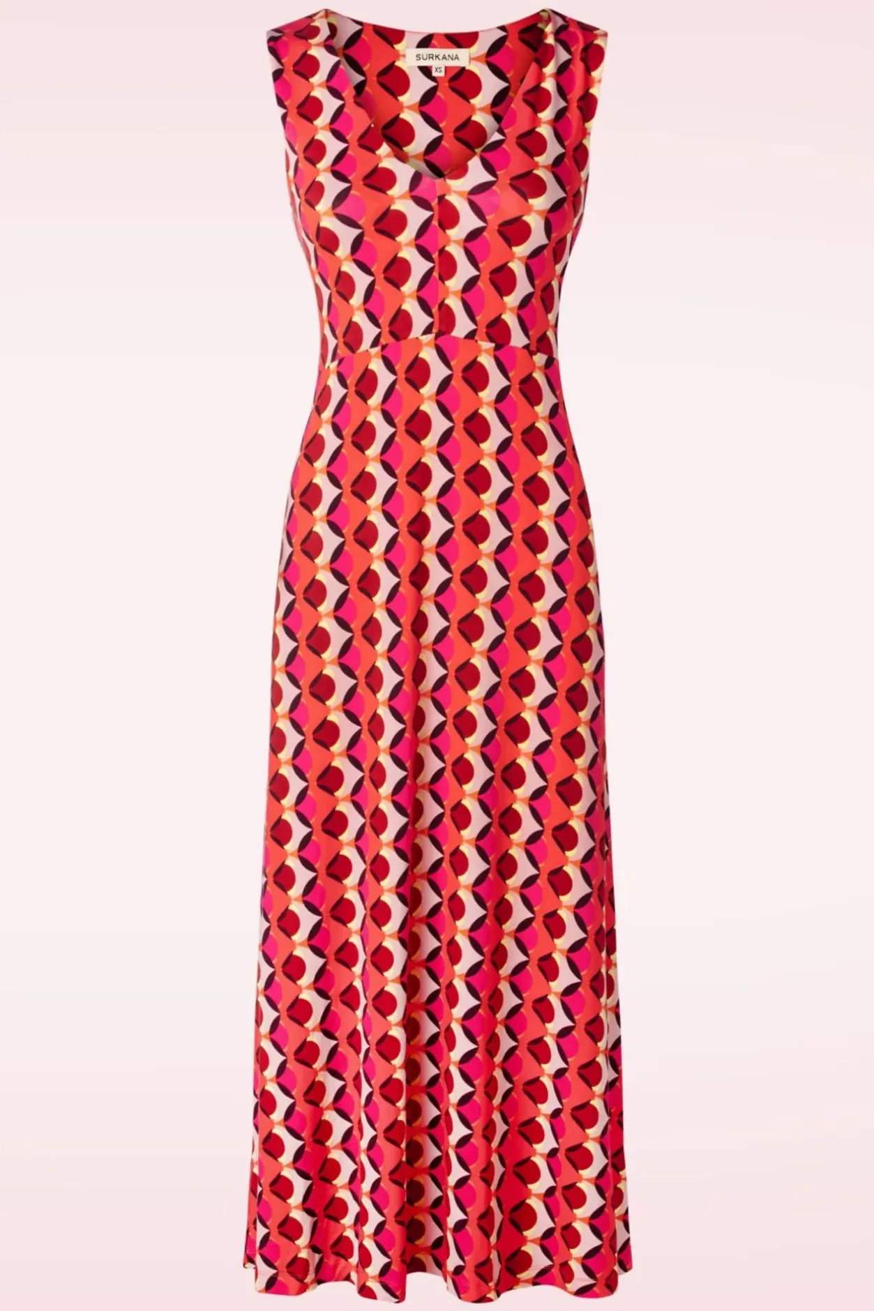 Surkana Lia Maxi Jurk In Fuchsia>Vrouwen Plus Size Jurken