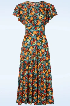 Blutsgeschwister Lightest Wings Jurk In Lovely Millefleurs>Vrouwen Midi Jurken