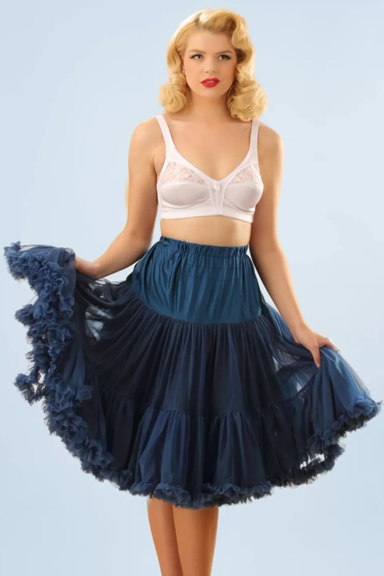 Banned Retro Lola Lifeforms Petticoat In Marineblauw>Vrouwen Petticoats