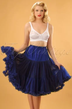 Banned Retro Lola Lifeforms Petticoat In Koningsblauw><noscript><img width=