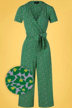 Zilch Mabel Butterfly Jumpsuit In Appel>Vrouwen Playsuits & Jumpsuits