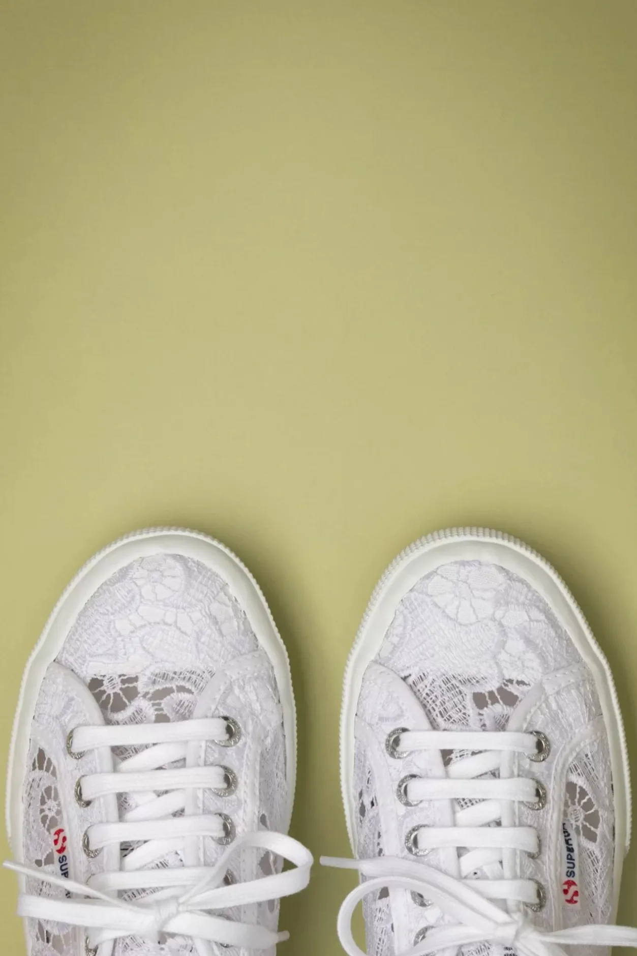 Superga Macrame Sneakers In Wit>Vrouwen Sneakers