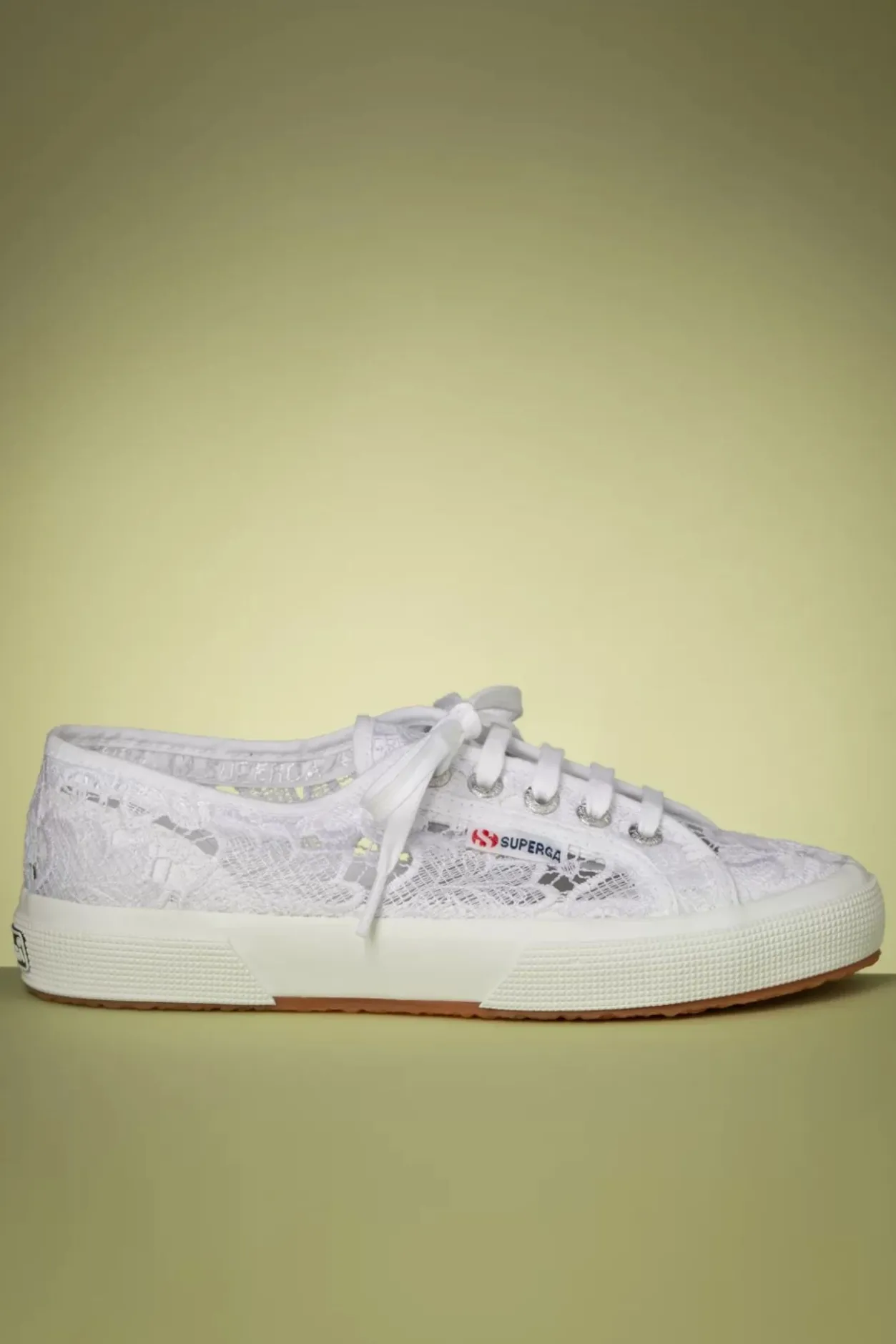 Superga Macrame Sneakers In Wit>Vrouwen Sneakers