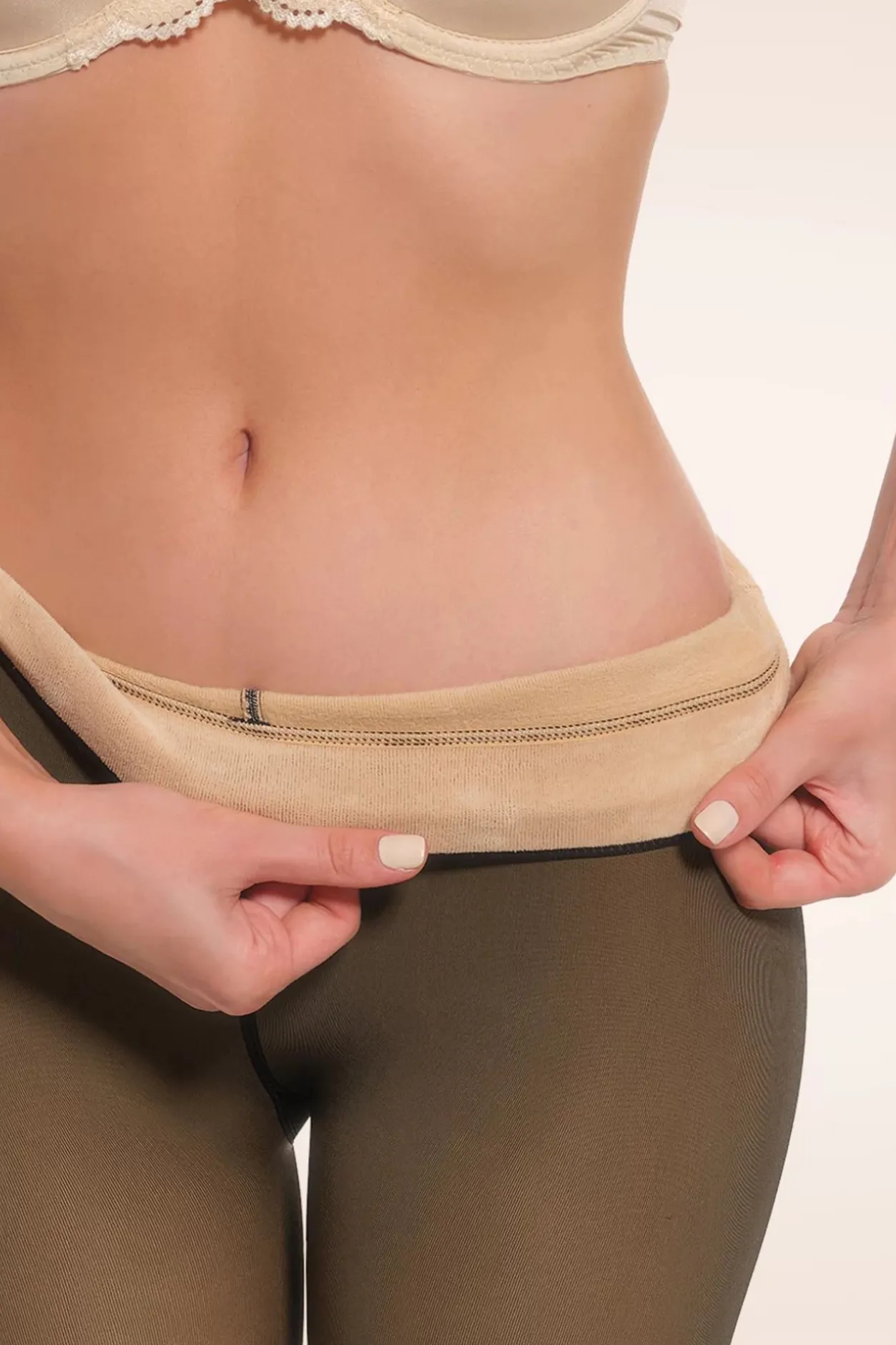 MAGIC Bodyfashion Magic Fleece Tights In Black>Vrouwen Panty's