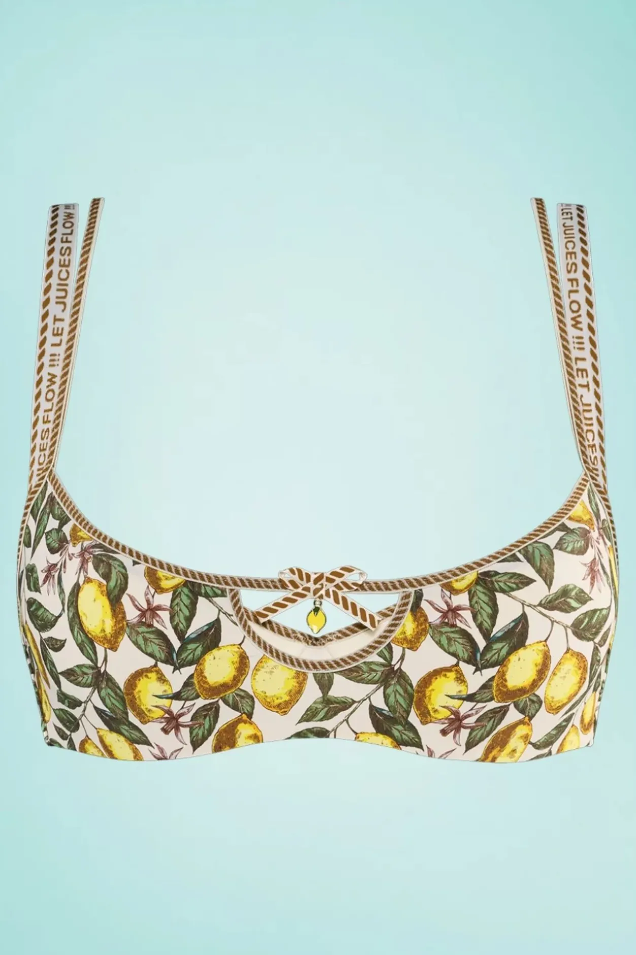 Marlies Dekkers Mambo Amalfi Demi-Bh Met Citroenprint In Creme>Vrouwen Bh's