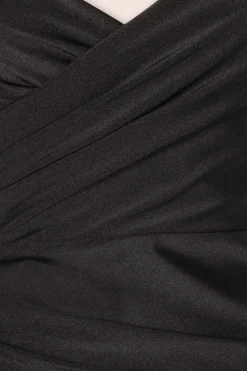 Rebel Love Clothing Manchester Pencil Jurk In Zwart><noscript><img width=