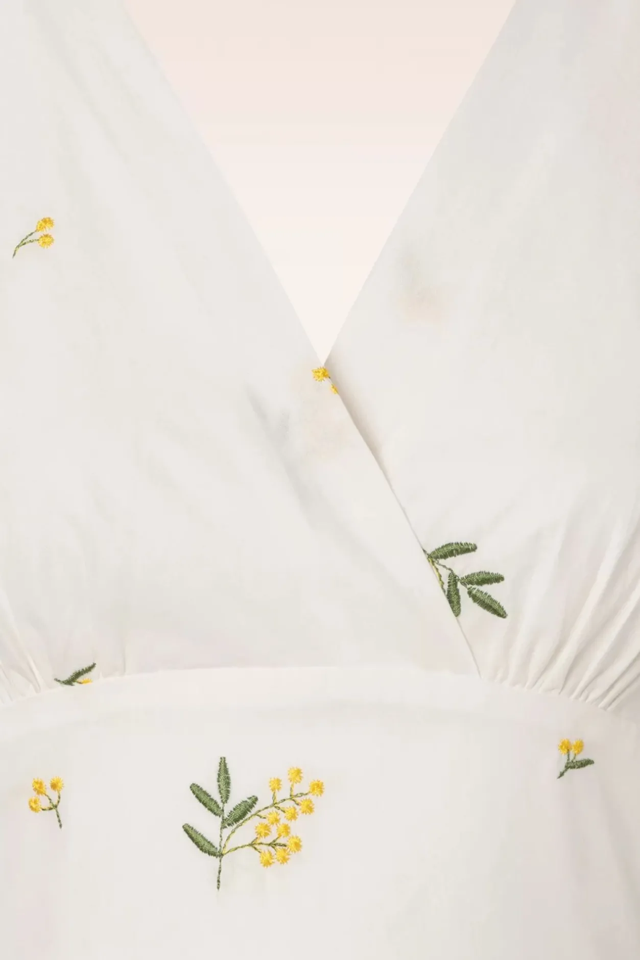 Vixen Met Bloemen Geborduurde Swingjurk In Wit>Vrouwen Plus Size Jurken