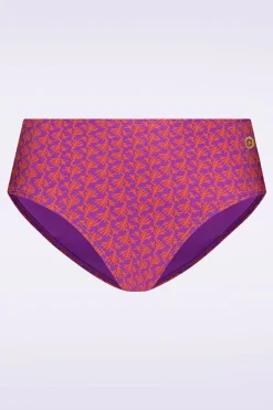 TC Beach Mid Waist Coral Bikinibroekje In Paars>Vrouwen Bikini's