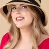 Brontu00e9 Mindy Travel Hoed In Beige En Zwart>Vrouwen Hoeden & Fascinators