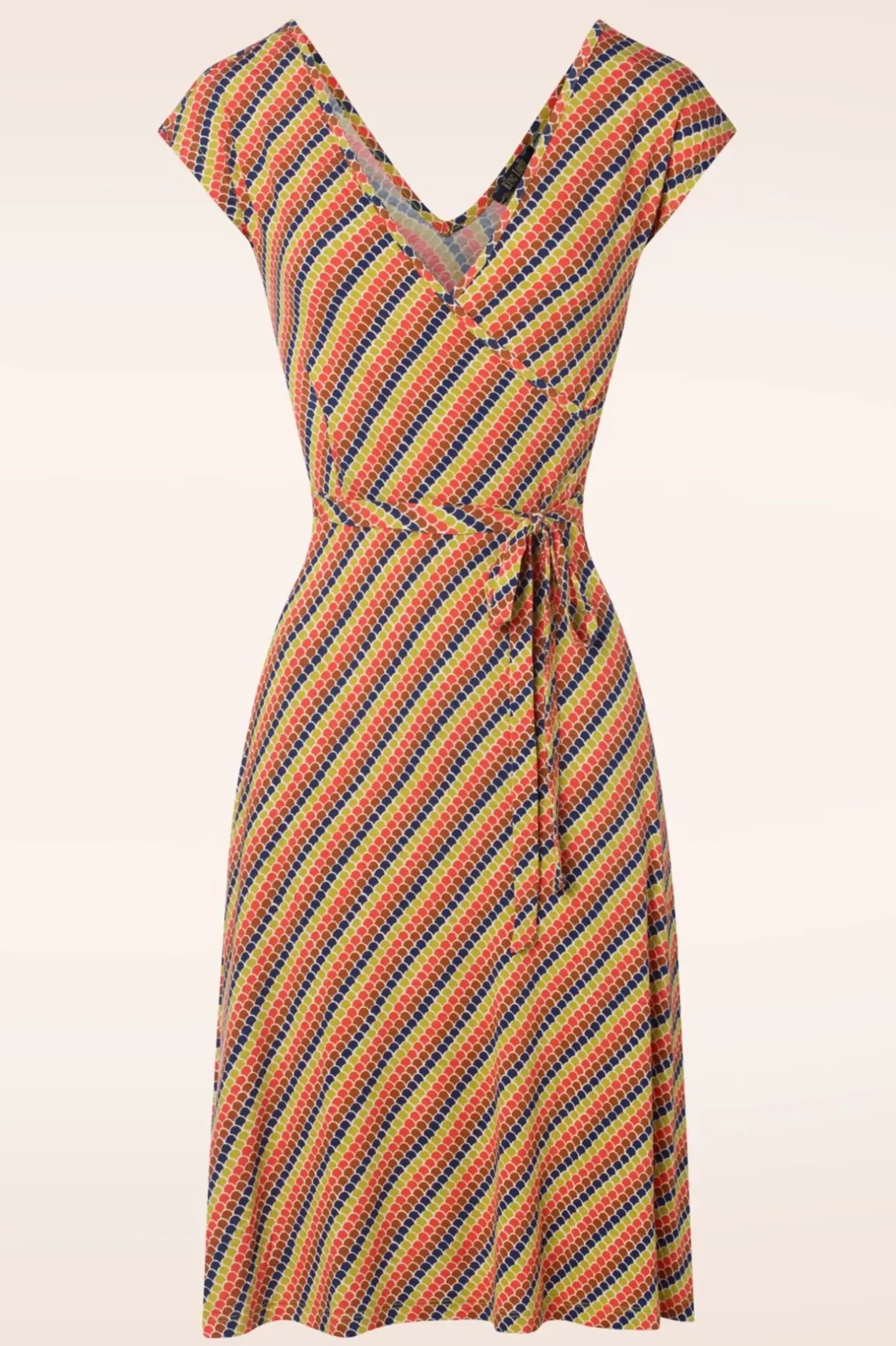 King Louie Mira Jurk Gallery In Streeple Blauw>Vrouwen Plus Size Jurken