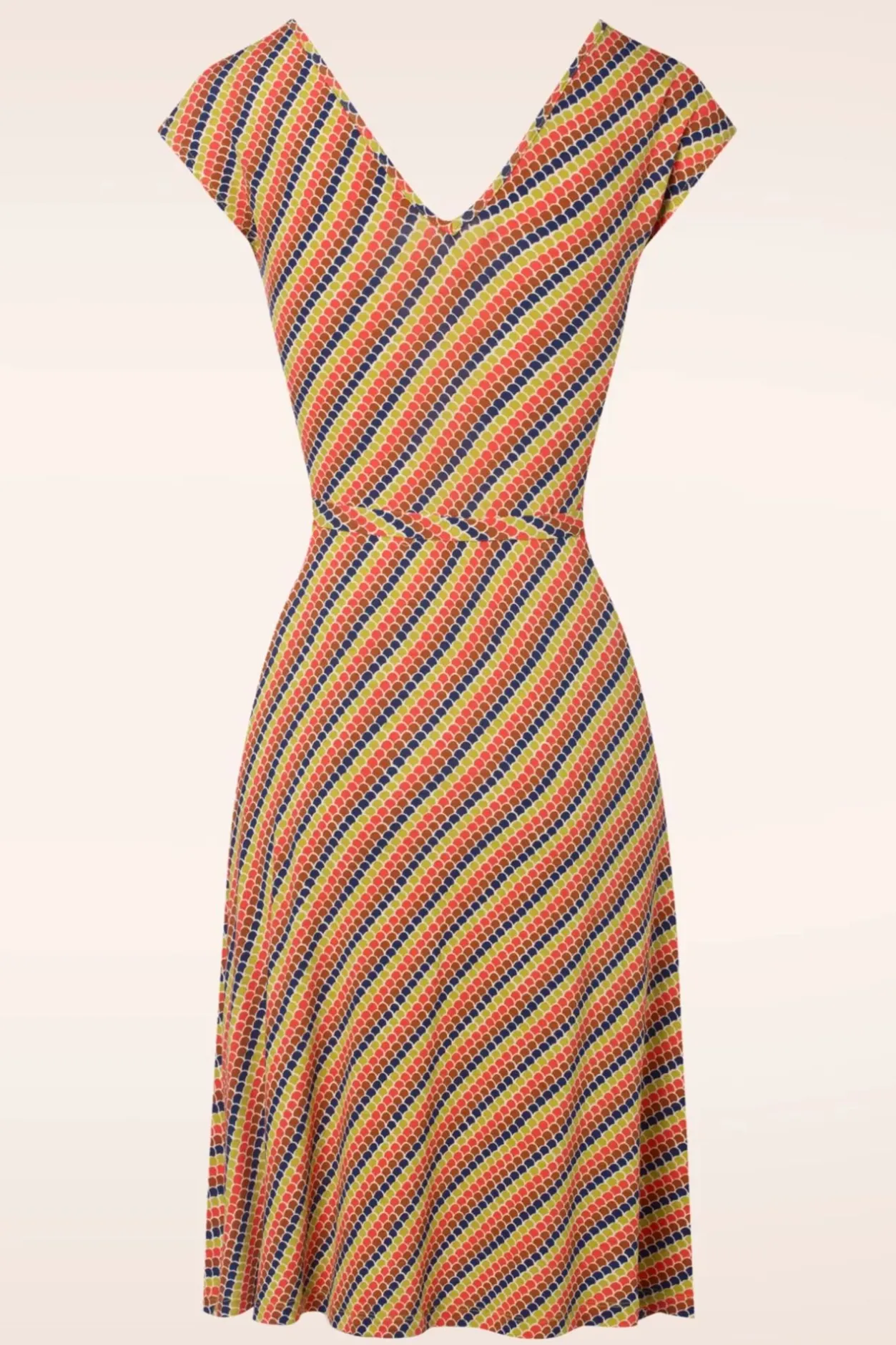 King Louie Mira Jurk Gallery In Streeple Blauw>Vrouwen Plus Size Jurken