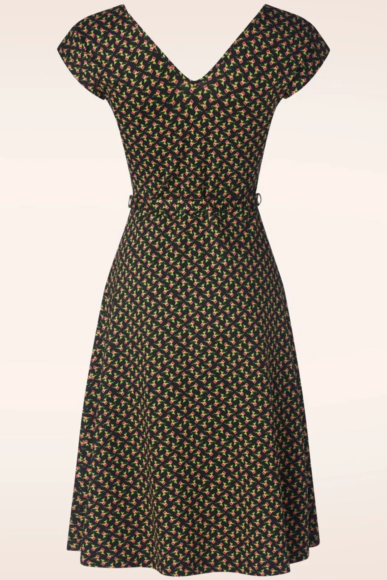 King Louie Mira Minerva Jurk In Zwart>Vrouwen Plus Size Jurken