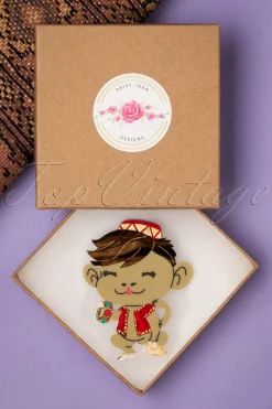 Daisy Jean Monkey Pick Pocket Broche>Vrouwen Sieraden