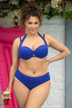 TC Beach Multiway Bikinitop In Blue Waves>Vrouwen Bikini's