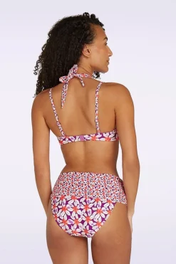 TC Beach Multiway Summer Flowers Bikinitop In Paars><noscript><img width=
