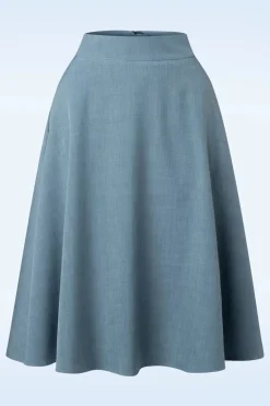 Banned Retro My Summer Staple Swing Rok In Blauw>Vrouwen Rokken