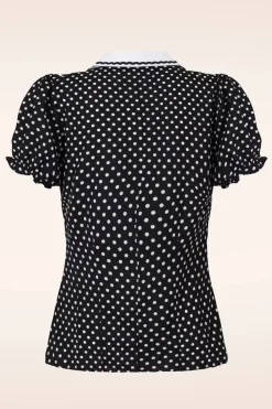 Bunny Naomi Blouse In Zwart En Wit><noscript><img width=