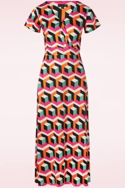 Smashed Lemon Nina Maxi Jurk In Multi>Vrouwen Maxi Jurken
