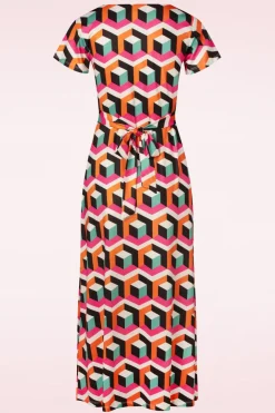 Smashed Lemon Nina Maxi Jurk In Multi>Vrouwen Maxi Jurken