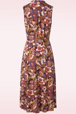 King Louie Nova Madeleine Jurk In Sienna Rood><noscript><img width=