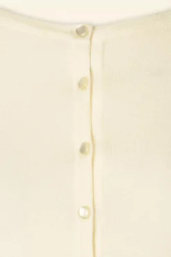 Mak Sweater Nyla Cropped Vest In Ivoor><noscript><img width=