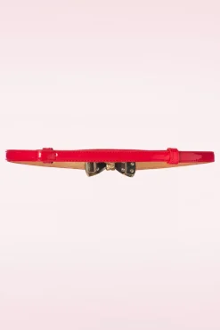 Banned Retro Ocean Avenue Strikriem In Rood>Vrouwen Riemen