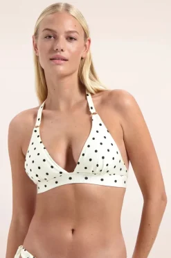 Cyell On Point Halter Bikini Top In Gebroken Wit>Vrouwen Bikini's