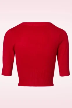 Banned Retro Overload Vest In Lippenstiftrood><noscript><img width=