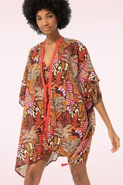 Surkana Palma Kimono In Multi>Vrouwen Pareo's & Zonnehoeden
