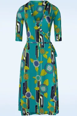 Bakery Ladies Pamela Wikkel Jurk In Oceaan Blauw>Vrouwen A Lijn Jurken