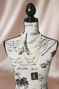 Lovely Parijs Parels Kristal Ketting><noscript><img width=