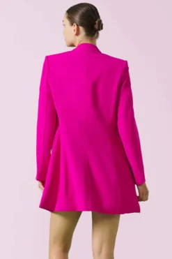 Minueto Paula Blazer Dress In Fluoriserend Roze>Vrouwen Jassen